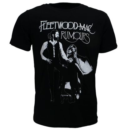 Band Merchandise Fleetwood Mac Rumours Band T-Shirt Black
