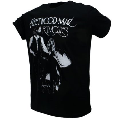 Band Merchandise Fleetwood Mac Rumours Band T-Shirt Black - Image 2
