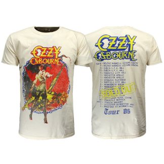 Band Merchandise Ozzy Osbourne The Ultimate Sin Tour 1986 T-Shirt