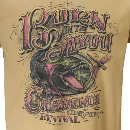 Band Merchandise Creedence Clearwater Revival Born on the Bayou T-Shirt - Image 3