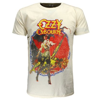 Band Merchandise Ozzy Osbourne The Ultimate Sin Tour 1986 T-Shirt - Image 4