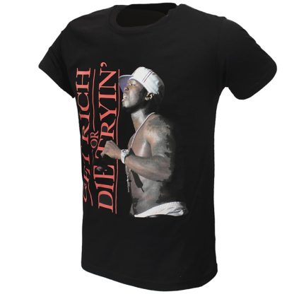Band Merchandise 50 Cent Get Rich or Die Tryin' T-Shirt - Image 2