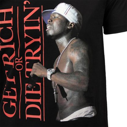Band Merchandise 50 Cent Get Rich or Die Tryin' T-Shirt - Image 3