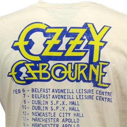 Band Merchandise Ozzy Osbourne The Ultimate Sin Tour 1986 T-Shirt - Image 6