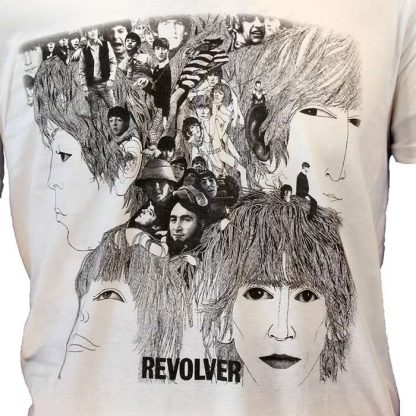 Band Merchandise The Beatles Revolver Album Cover T-Shirt - Image 3