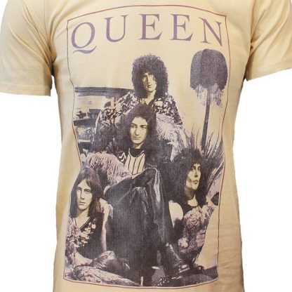 Band Merchandise Queen Vintage Frame T-Shirt - Image 3