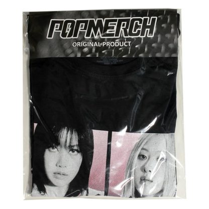 Band Merchandise Blackpink Shut Down Photo Grid T-Shirt - Image 4