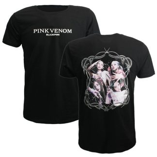 Band Merchandise BlackPink Pink Venom T-Shirt