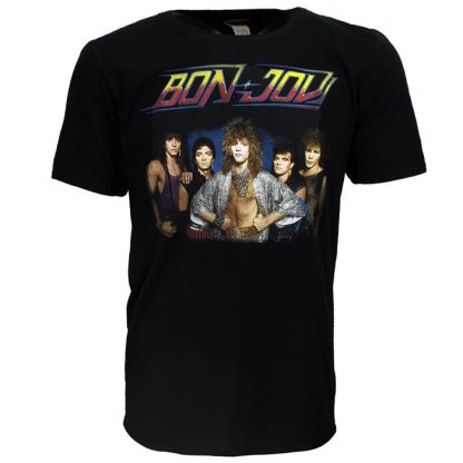 Band Merchandise Bon Jovi Official 1984 Tour T-Shirt - Image 3