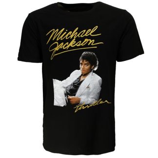 Band Merchandise Michael Jackson Thriller White Suit T-Shirt