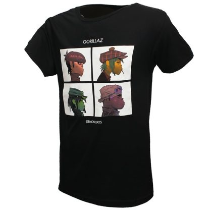 Band Merchandise Gorillaz Demon Days Album Cover T-Shirt - Image 2