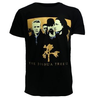 Band Merchandise U2 The Joshua Tree T-Shirt Black