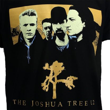 Band Merchandise U2 The Joshua Tree T-Shirt Black - Image 3