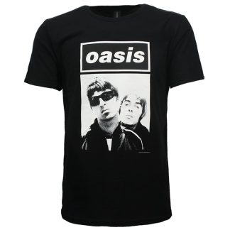 Band Merchandise Oasis Liam and Noel Gallagher Photo T-Shirt