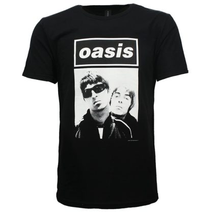 Band Merchandise Oasis Liam and Noel Gallagher Photo T-Shirt