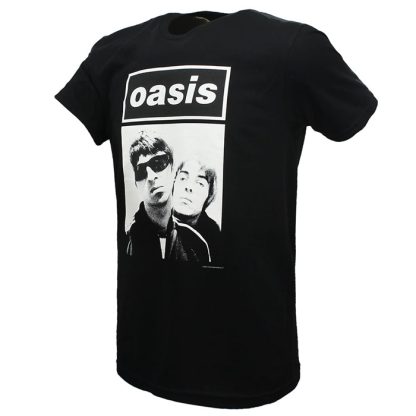 Band Merchandise Oasis Liam and Noel Gallagher Photo T-Shirt - Image 2