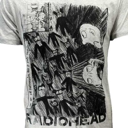 Band Merchandise Radiohead Idioteque Scribble T-Shirt - Image 2