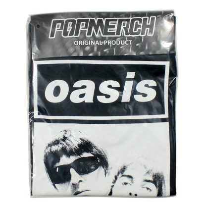 Band Merchandise Oasis Liam and Noel Gallagher Photo T-Shirt - Image 4