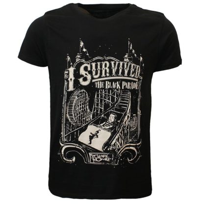 Band Merchandise My Chemical Romance I Survived The Black Parade T-Shirt
