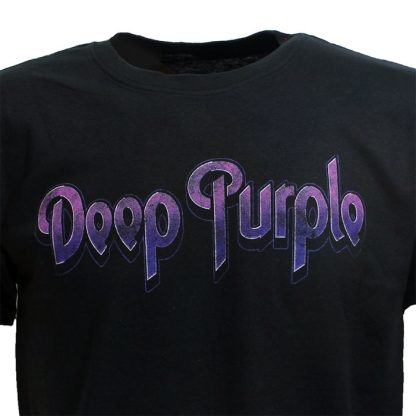 Band Merchandise Deep Purple Vintage Logo T-Shirt - Image 3