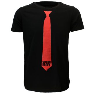 Band Merchandise Green Day Tie T-Shirt