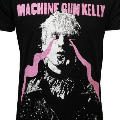 Band Merchandise Machine Gun Kelly MGK Laser Eyes T-Shirt - Image 4