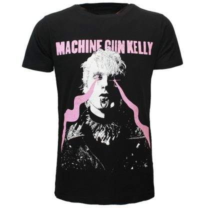 Band Merchandise Machine Gun Kelly MGK Laser Eyes T-Shirt - Image 5