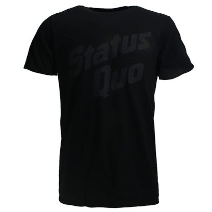 Band Merchandise Status Quo Vintage Logo T-Shirt