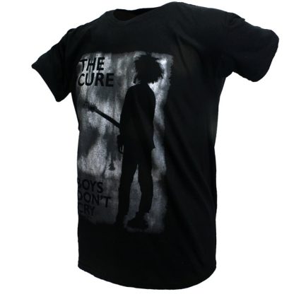Band Merchandise The Cure Boys Don't Cry Band T-Shirt Black - Image 2