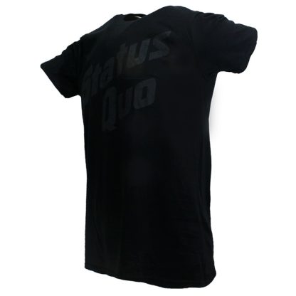 Band Merchandise Status Quo Vintage Logo T-Shirt - Image 2