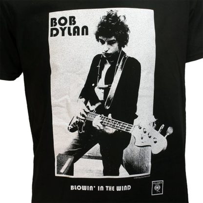 Band Merchandise Bob Dylan Blowing In The Wind T-Shirt - Image 3