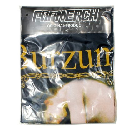 Band Merchandise Burzum Fallen Album Cover T-Shirt Black - Image 4