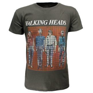 Band Merchandise Talking Heads Pixel Portrait T-Shirt