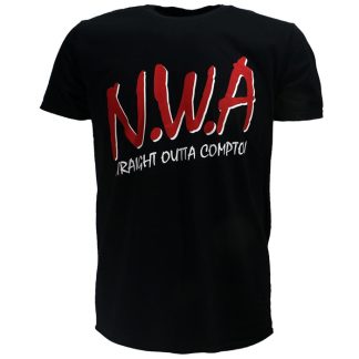 Band Merchandise NWA Straight Outta Compton T-Shirt Black