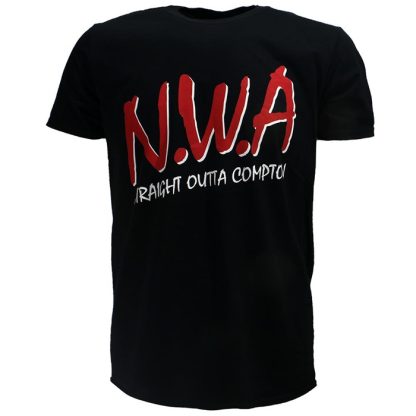 Band Merchandise NWA Straight Outta Compton T-Shirt Black