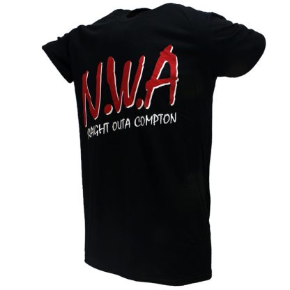 Band Merchandise NWA Straight Outta Compton T-Shirt Black - Image 2