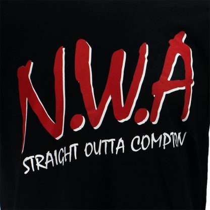 Band Merchandise NWA Straight Outta Compton T-Shirt Black - Image 3