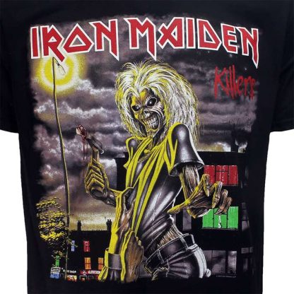 Band Merchandise Iron Maiden Killers Album Cover T-Shirt - Image 3