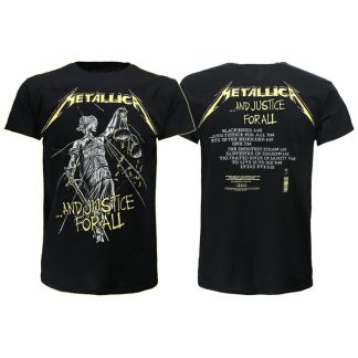 Band Merchandise Metallica And Justice For All Tracks T-Shirt