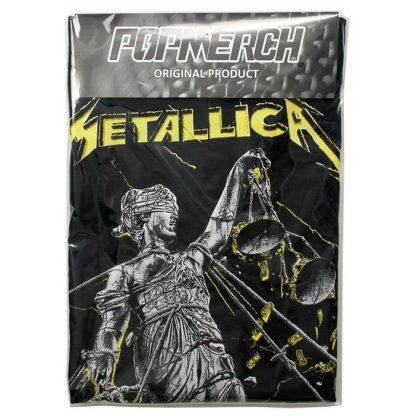 Band Merchandise Metallica And Justice For All Tracks T-Shirt - Image 6