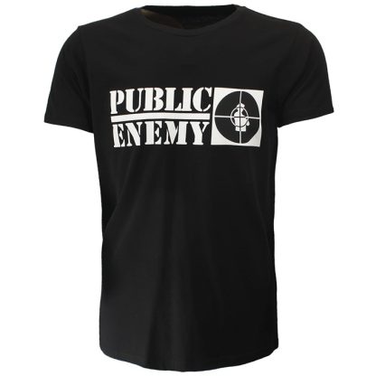 Band Merchandise Public Enemy Crosshairs Logo T-Shirt - Image 2