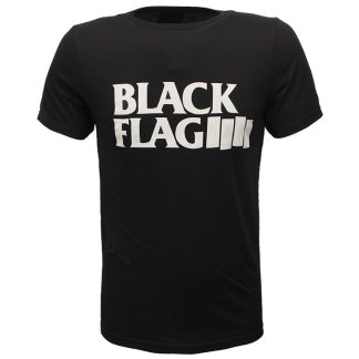 Band Merchandise Black Flag Logo T-Shirt