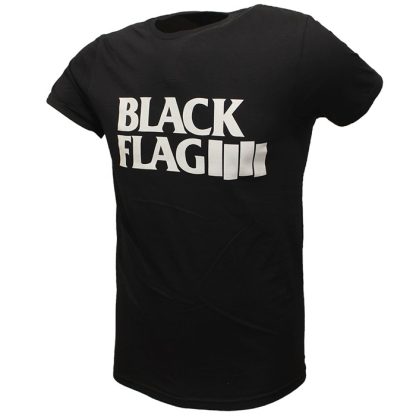 Band Merchandise Black Flag Logo T-Shirt - Image 2