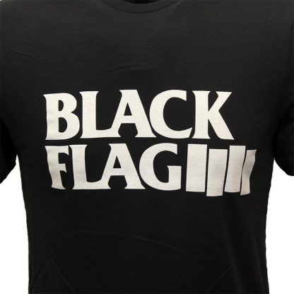 Band Merchandise Black Flag Logo T-Shirt - Image 3