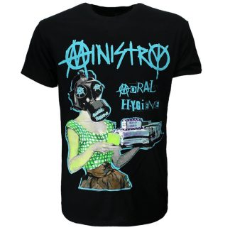 Band Merchandise Ministry Moral Hygiene Gasmask T-Shirt