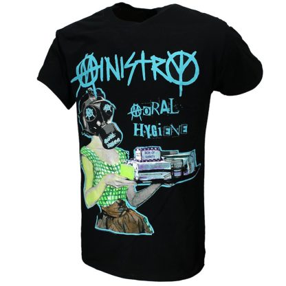 Band Merchandise Ministry Moral Hygiene Gasmask T-Shirt - Image 2