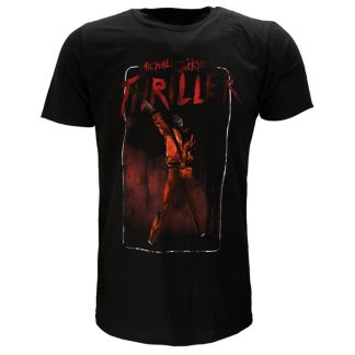 Band Merchandise Michael Jackson Thriller White Red Suit T-Shirt