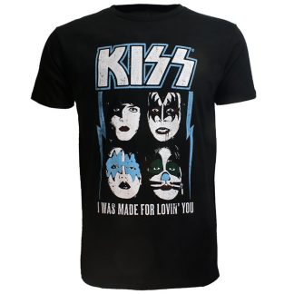 Band Merchandise KISS I Was Made For Lovin' You Band T-Shirt