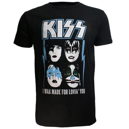 Band Merchandise KISS I Was Made For Lovin' You Band T-Shirt