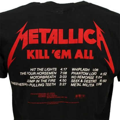 Band Merchandise Metallica Kill Em All Album T-Shirt - Image 6